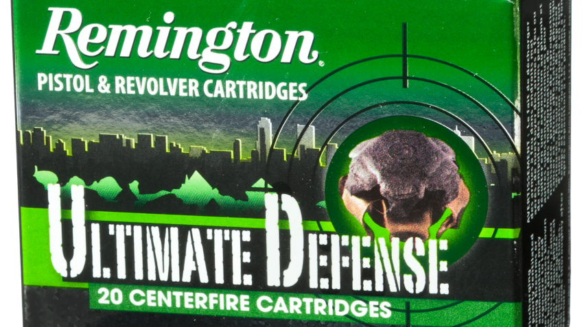 Remington Ultimate Defense Personal Defense Handgun Ammo – .40 Smith & Wesson – 165 Grain – 1150 fps