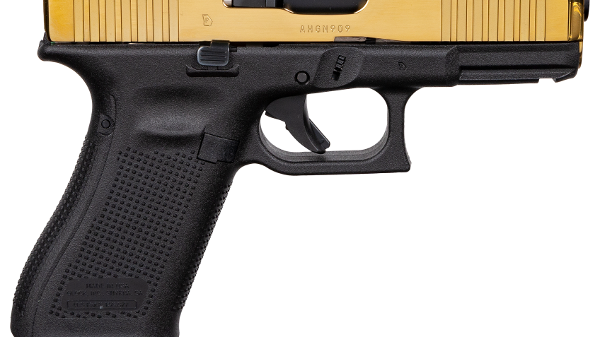 GLOCK 45 Gen5 9mm Semi-Auto Pistol – Black/Gold