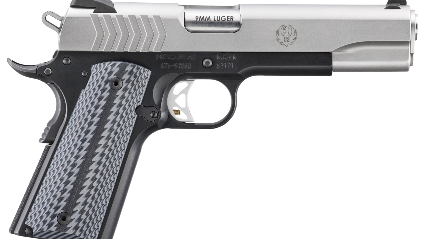 Ruger SR1911 Lightweight Semi-Auto Pistol with G10 Deluxe Grip Panels