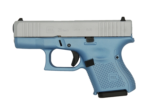 Glock 26 G5 9Mm Polar Blue/Silvr UA265S204PBS