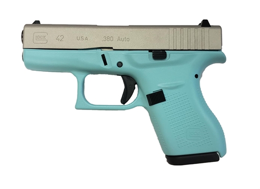 Glock 42 380Acp Robin Blue/Slvr UI4250204REB