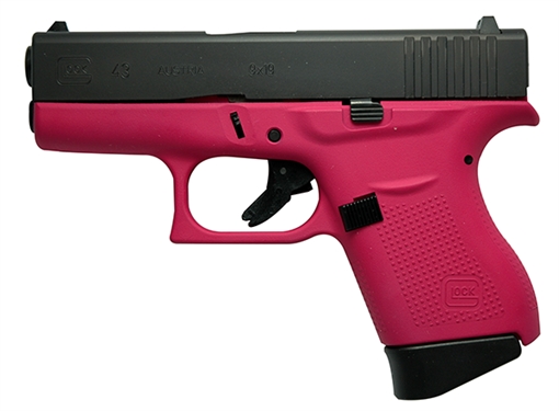 Glock 43 9Mm Pink/Blk FS 6Rd PI4350201TPINK/BLK