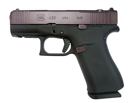 Glock 43X Mos 9Mm GC Blk Cherry UX4350204FRMOSBC