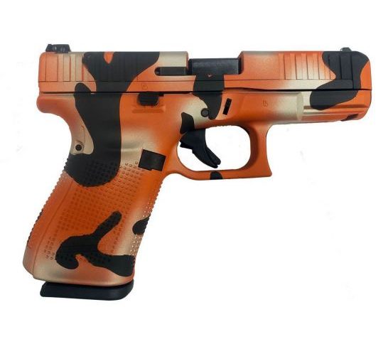 Glock 44 22 Long Rifle 4in Orange Camo Cerakote Pistol – 10+1 Rounds