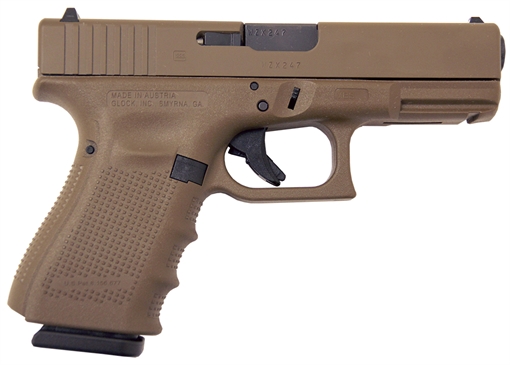 Glock G19 G4 Full Fde 9Mm 15+1 FS PG1950204D 764503911361