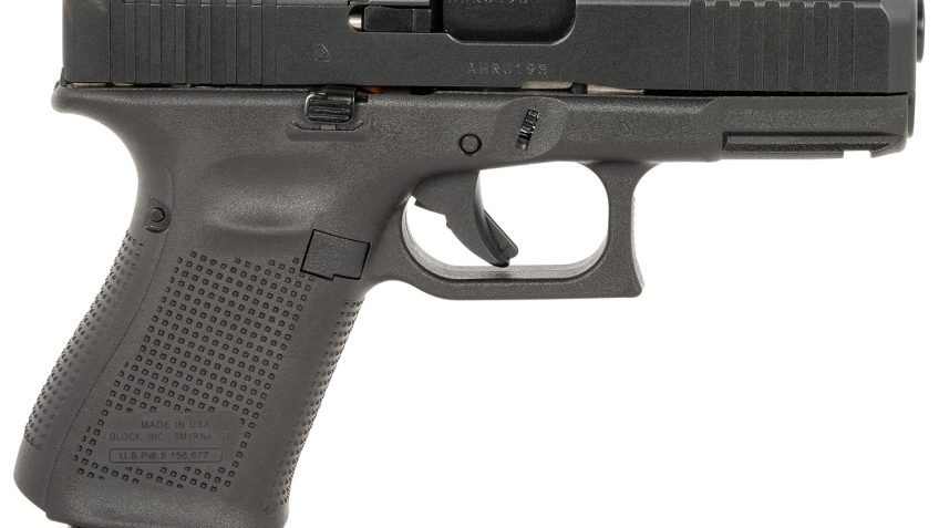 Glock Uma195s201mos G19m Gen5 9Mm Luger 10+1 (3) 4.02", Black, Polymer Picatinny Rail Frame, Interchangeable Backstraps, Ext. Ambi Slide Release, Ameriglo Agent Nights Sights