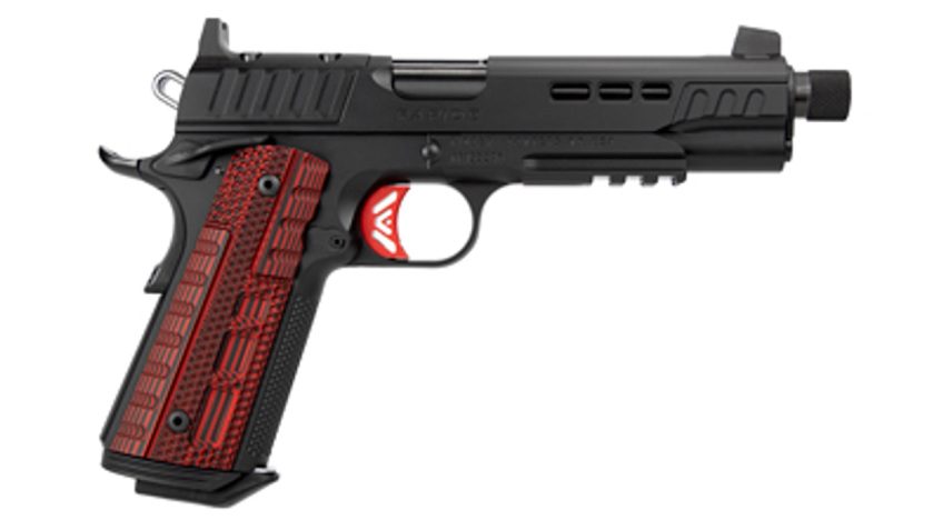 Kimber Rapide Heat 1911 9mm, 5" Threaded Barrel, Red G-10 Grips, Optic Ready, 9rd