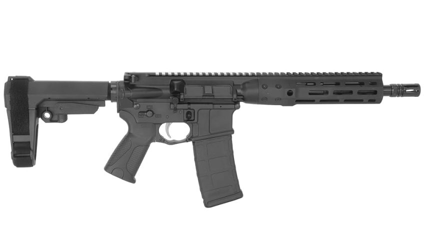 Lwrci Lwrci IC DI M-Lok Pistol, .300 Blk, 10.5" Barrel, Sb-A3 Brace, Black, 30-Rd ICDIP3B10MLSBA3