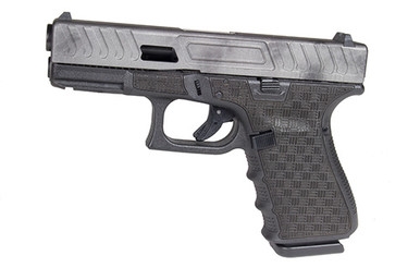 G19 GEN4 9MM M1 Speed Cut Tungsten Grey Stippled Frame PG1950203SC