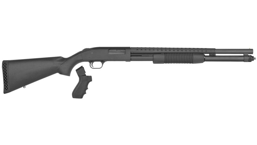 Mossberg 590SP Persuader 20″ 12 Gauge 8Rd Pump Action Shotgun – Black – Dirty Bird Industries