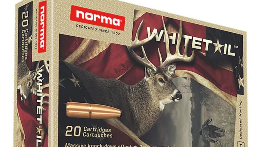 Norma Whitetail 7x57mm 150 Grain Pointed Soft Point Rifle Ammo, 20 Rounds, 20171592