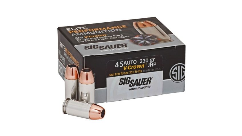 Sig Sauer Elite Performance .45 Auto +P Jhp LE E45AP2P-LE-50