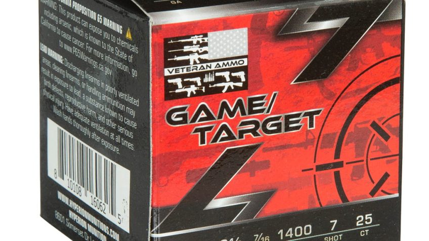 Veteran Ammo Game & Target Load 410 Ga. 2.5 In. 7/16 Oz. 1400 Fps 7 Shot 25 Rd. VETSS-410G-7-7/16OZ