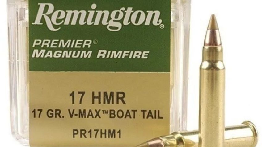 Remington 17 HMR 17 Grain Hornady V-Max Rimfire Ammo – 50 Rounds – Dirty Bird Industries