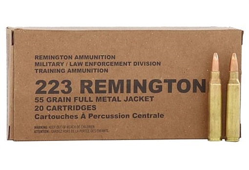 REMINGTON AMMO .223 REM 55GR. FMJ 20-PACK 23713