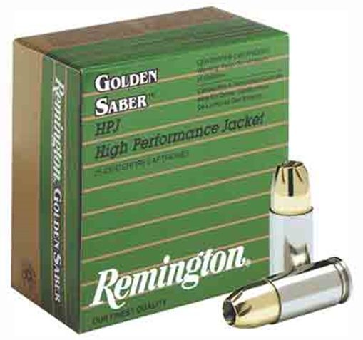 Remington Ammo Golden Saber 9Mm +P 124Gr. Bjhp 25-Pack 29424