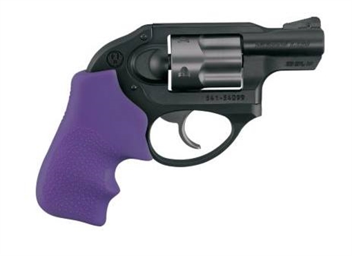 Ruger LCR 38Spc Bl/Hogue Purple Grp# 5463