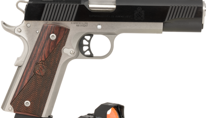 Springfield Armory 1911 Ronin Black / Stainless 10mm 5″ Barrel 8-Rounds w/ Hex Dragonfly Red Dot