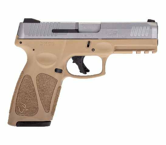 Taurus G3 Pistol 9mm 4 in. Tan Stainless 15 & 17 rd. 1G3949T