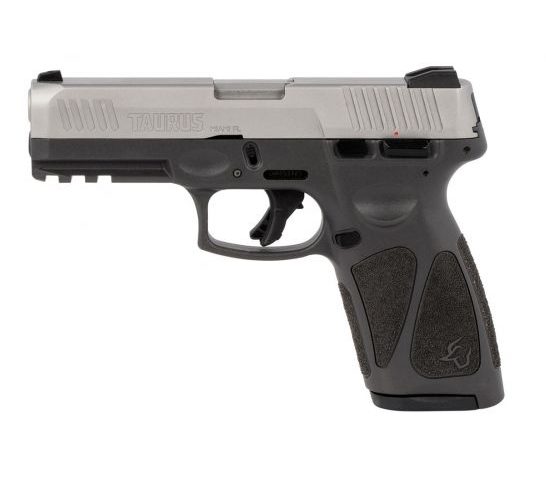 Taurus 1G3949G G3 9mm Luger 4" 15+1 17+1 Gray Stainless Steel Slide Black Polymer Grip