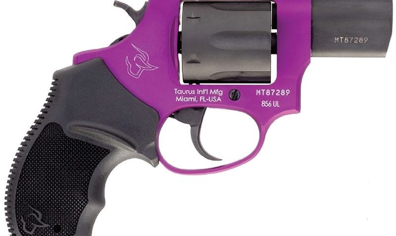 Taurus 2856029ULC14 856 Ultra-Lite 38 Spl + P 6 Round 2" Stainless Steel Cylinder Gaby Violet Frame Black Rubber Grip