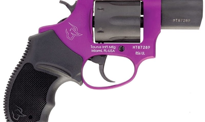 Taurus 2856021ULC14 856 Ultra-Lite 38 Spl + P 6 Round 2" Matte Black Cylinder Gaby Violet Frame Black Rubber Grip