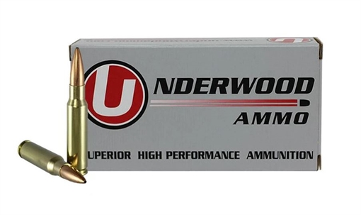 Underwood Ammo .308 Winchester Match Grade Rifle Ammo – 168 Grain Hollow Point Boat Tail 20Rd Box 524 816874021559