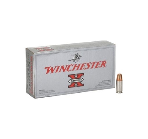 Winchester Ammo X9MMSU2CN Super X 9mm Luger Subsonic 147 gr Nickel-Plated Brass 50 Bx/ 10 Cs