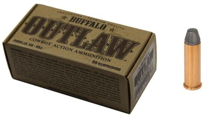 Buffalo Cartridge Outlaw 38 Special 125 GR Lead Round Nose Flat Point – Brass Casing