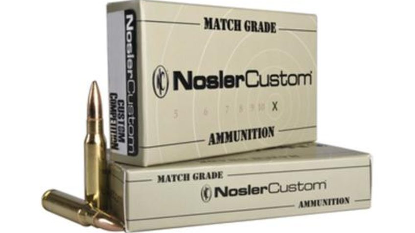 Nosler Trophy 308 Winchester (7.62 NATO) E-Tip Lead-Free 168 – Brass Casing