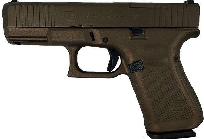 GLOCK 19 GEN5 MOS 9MM MIDNIGHT BRONZE 3-15RD MAGS