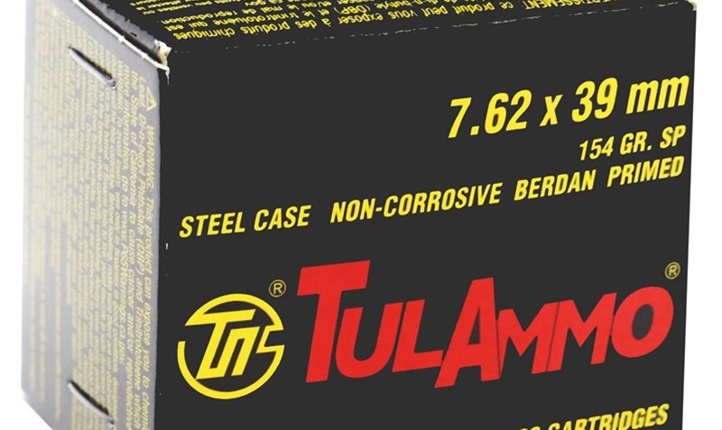 TulAmmo Soft Point 7.62 x 39mm Ammo 20 Round Box – Polymer Coated Steel Casing