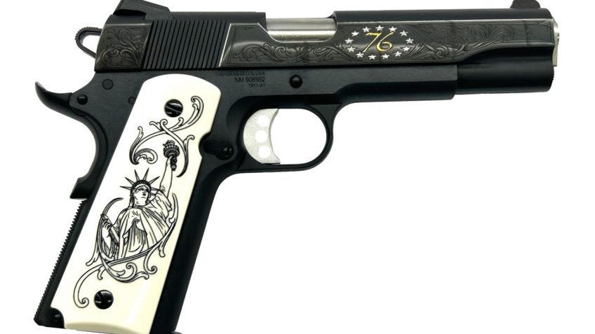 Springfield Garrison 1911 45 ACP Pistol w/ Custom Engraving