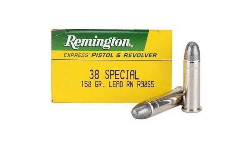 Remington 38 Special 158 Grain Lead Round Nose – Brass Casing