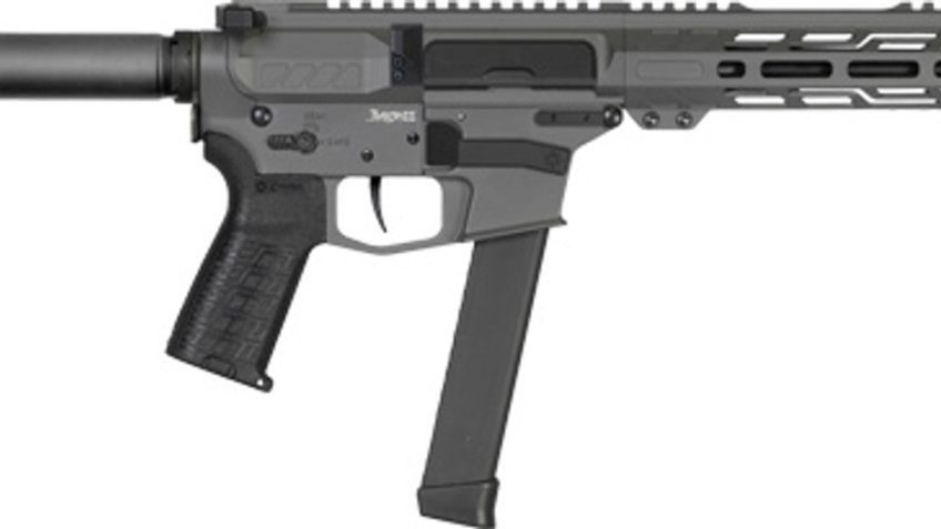 CMMG Banshee MKGs 9mm 8" AR Pistol, Tungsten Gray – High-Performance, Precision and Modern – 99AE80FTNG