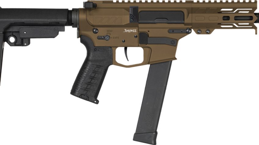 CMMG Banshee MKG .45 ACP 5" AR Pistol, Midnight Bronze – Compact AR Pistol, with High-Performance and Stylish Finish – 45AB70FMB