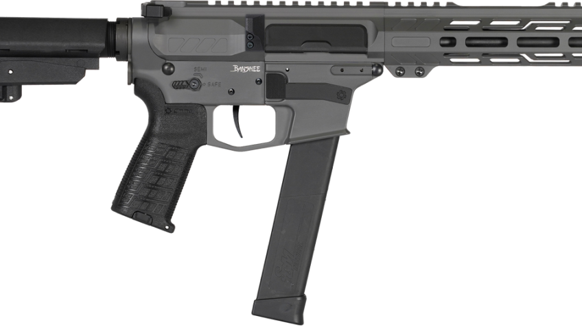 CMMG Banshee MKG .45 ACP 8" AR Pistol, Tungsten Gray – High-Caliber Compact Pistol – 45AF30FTNG