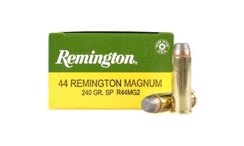 Remington 44 Remington Magnum 240 Grain Soft Point – Brass Casing