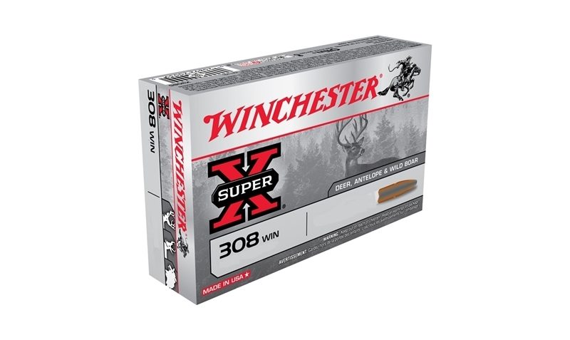 Winchester 308 Winchester 180 Grain Silvertip – Brass Casing