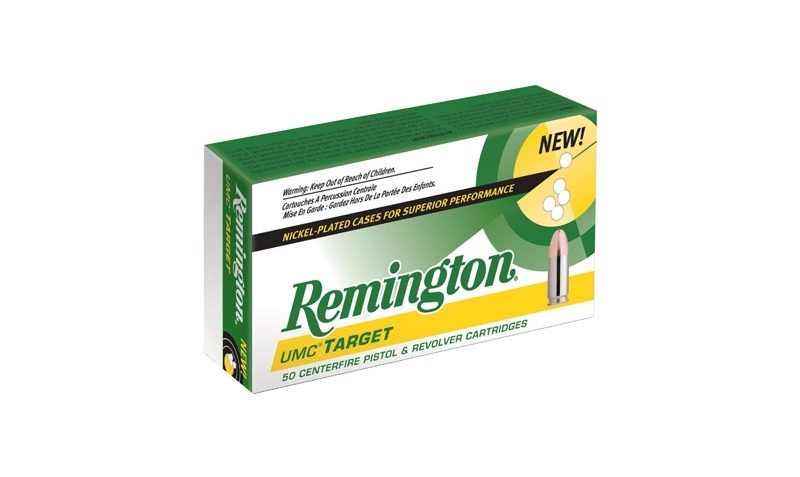 Remington UMC 9mm Metal Case 124 GR 50 Rounds Per Box – Brass Casing