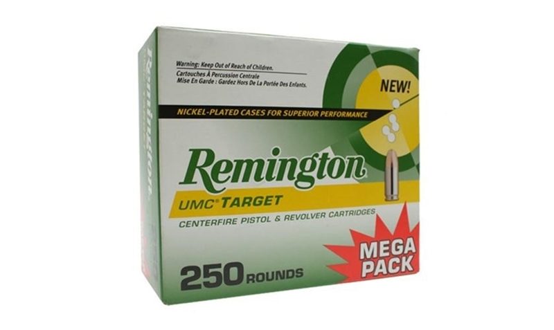 Remington Ammunition UMC 40 S&W Metal Case 165 GR 250Box/4Case – Brass Casing