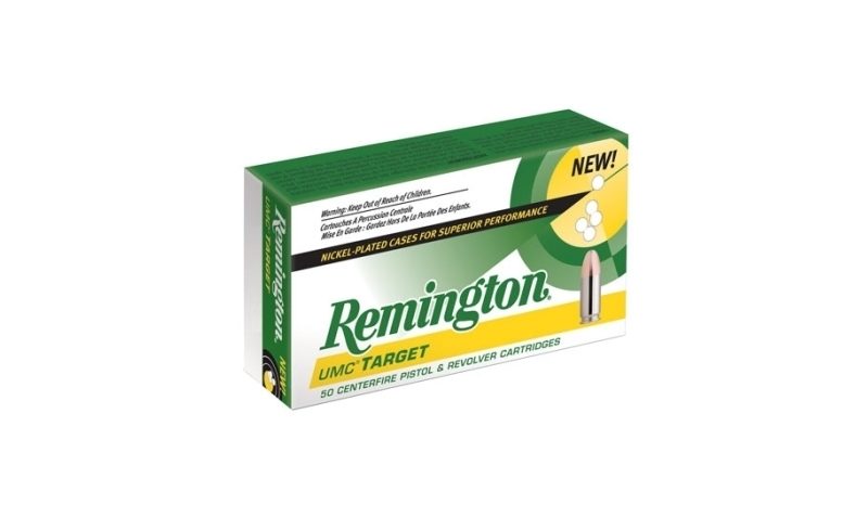 Remington Ammunition UMC 40 S&W Metal Case 165 GR 1150 fps 50Box/10Case – Brass Casing