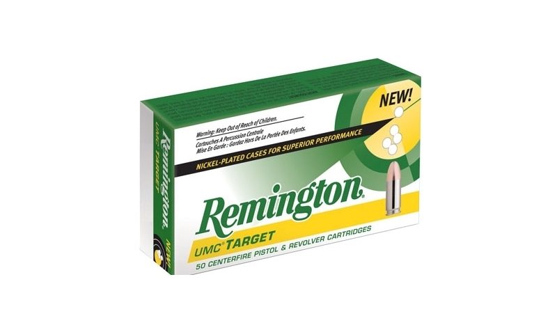 Remington Ammunition UMC 40 S&W Metal Case 180 GR 990 fps 50Box/10Case – Brass Casing