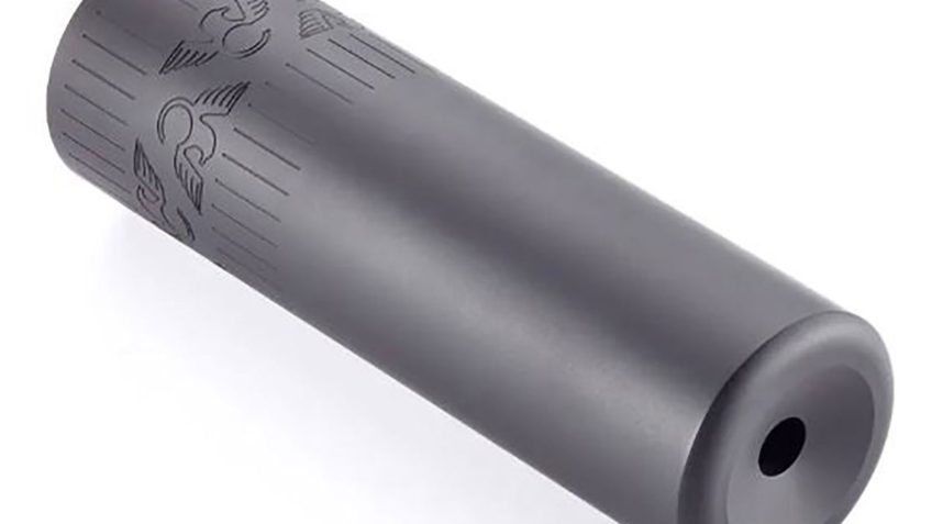 Wilson Combat Whisper 9mm 6.3125″ 5/8″x24 Thread Rifle Suppressor Black