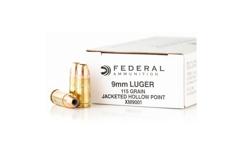 Federal 9MM Luger – Brass Casing