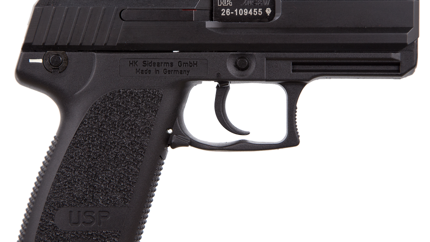 Heckler & Koch USP40 Compact (V1) .40 S&W Pistol, Blk – M704031A5