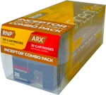 PolyCase Ammo 45RNPARX Inceptor 45 ACP 130 GR/118 GR RNP/ARX 120 Bx/ 12 Cs – Brass Casing