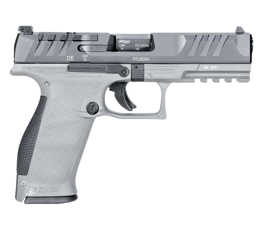 Walther Arms PDP 9mm 4.50" High-Capacity Pistol 18rds, Gray – Sleek and Efficient – 2858371NP3