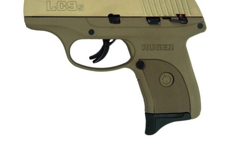 Ruger LC9S 9MM FDE – 7+1 Rounds, 3.12″ Barrel, Polymer Grips, FDE/Tan, 3-Dot Sights