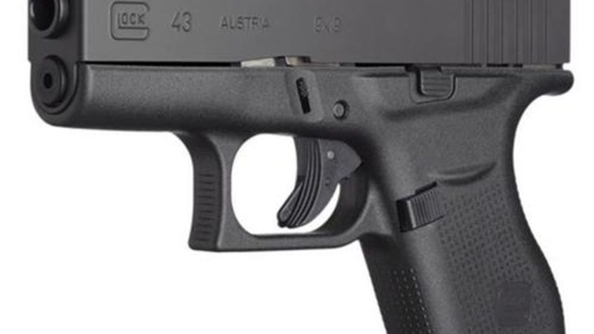 Glock 43 9mm Pistol with Night Sights, Black – PN4350701